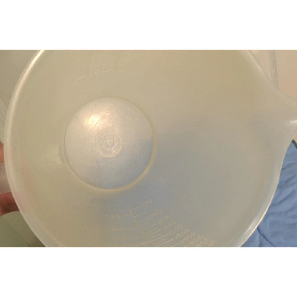 Vintage Tupperware #500 Mix-N-Measure Batter Bowl Pitcher 8 Cup 2 Qt No Lid